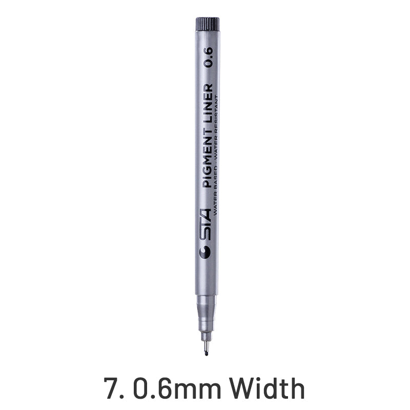STA Hand-Paint Waterproof Signature Pen Outline Pen sku-7