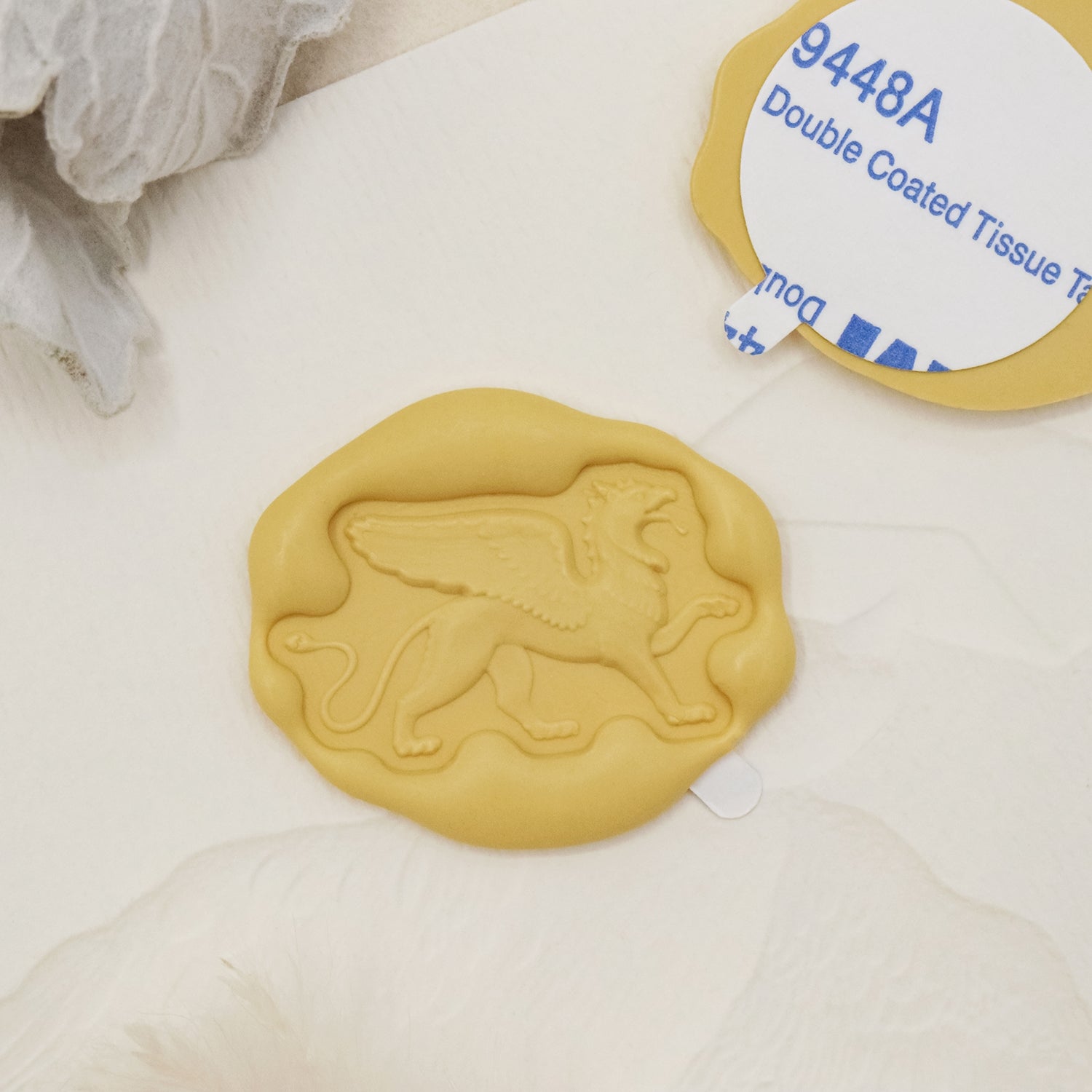 Stamprints 3D Relief Griffin Self-adhesive Wax Seal Stickers 1
