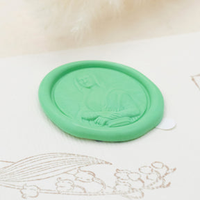 Stamprints 3D Relief Mona Lisa Self-adhesive Wax Seal Stickers 4
