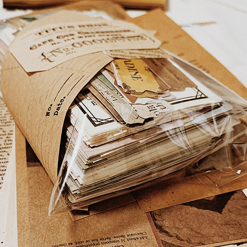 SameeHome Lot de 200 fournitures pour scrapbooking vintage (200 pièces SameeHome Lot de 200 fournitures pour scrapbooking vintage (200 pièces