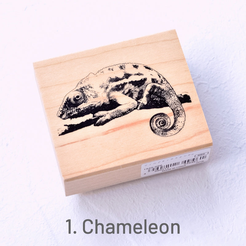 Stamprints Butterfly and Chameleon Rubber Stamp 3