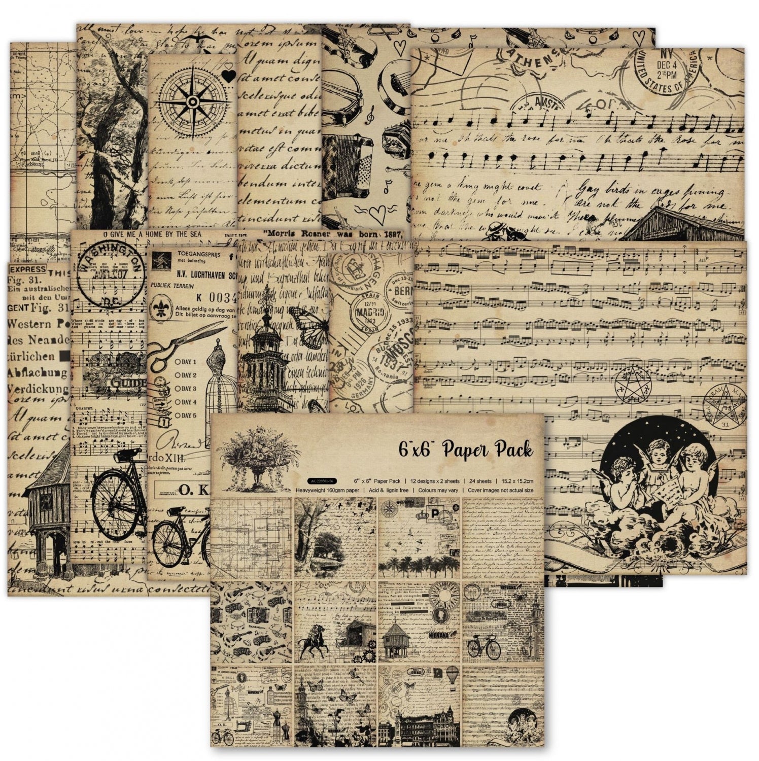 Vintage Scrapbook Paper, Decorative Journals | Unique Craft Supplies vintage-scrapbook-paper-decorative-journals-unique-craft-supplies