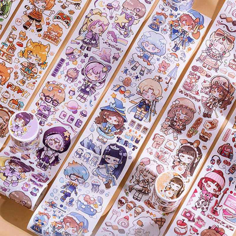 Stamprints Cute Parade Series Cartoon Characters Tape 2