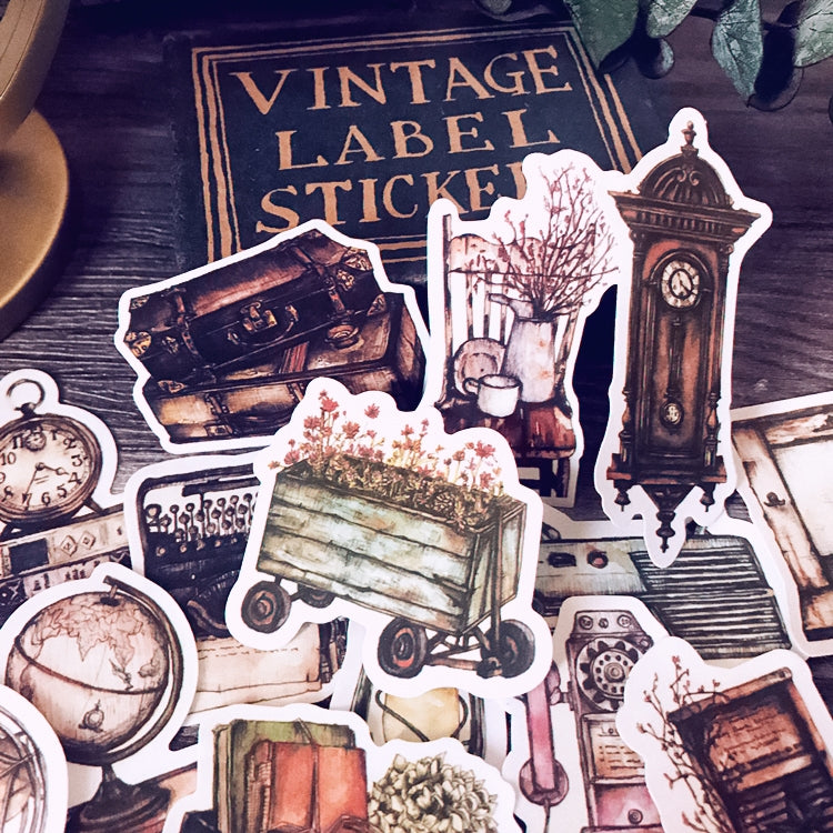 Vintage Furniture Journal Sticker Pack