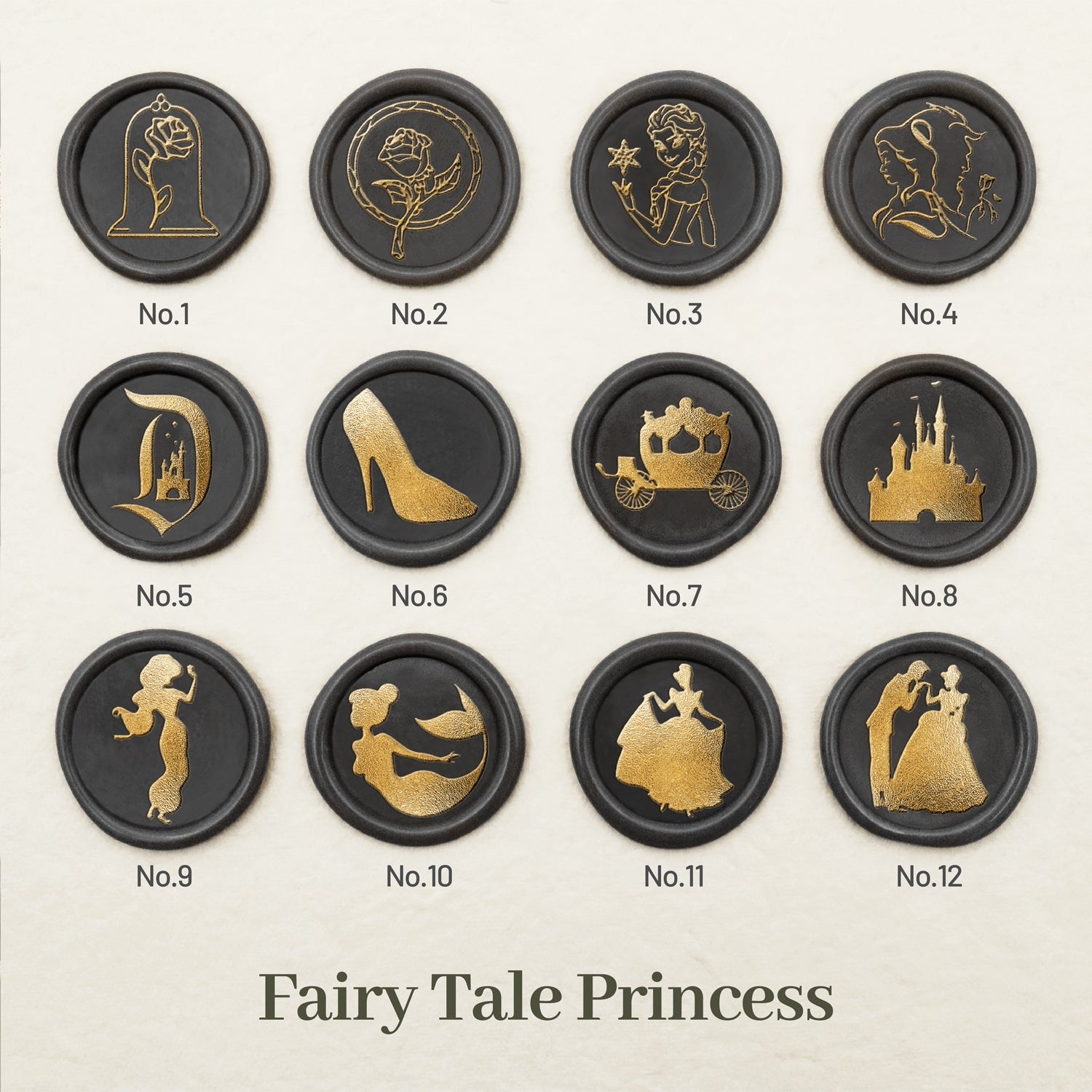 Stamprints Fairy Princess Wax Seal Stamp design