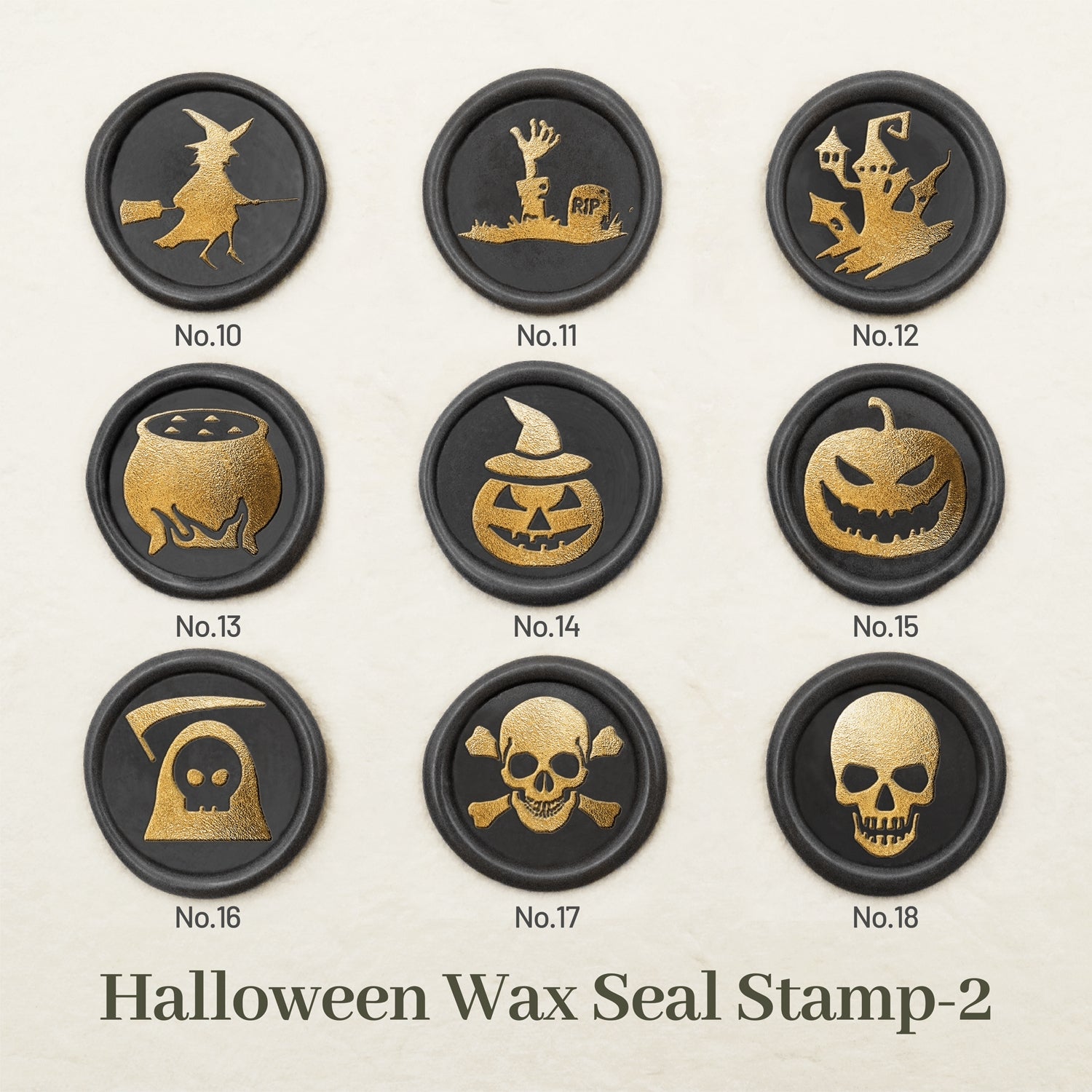 Stamprints Halloween Wax Seal Stamp Design 2