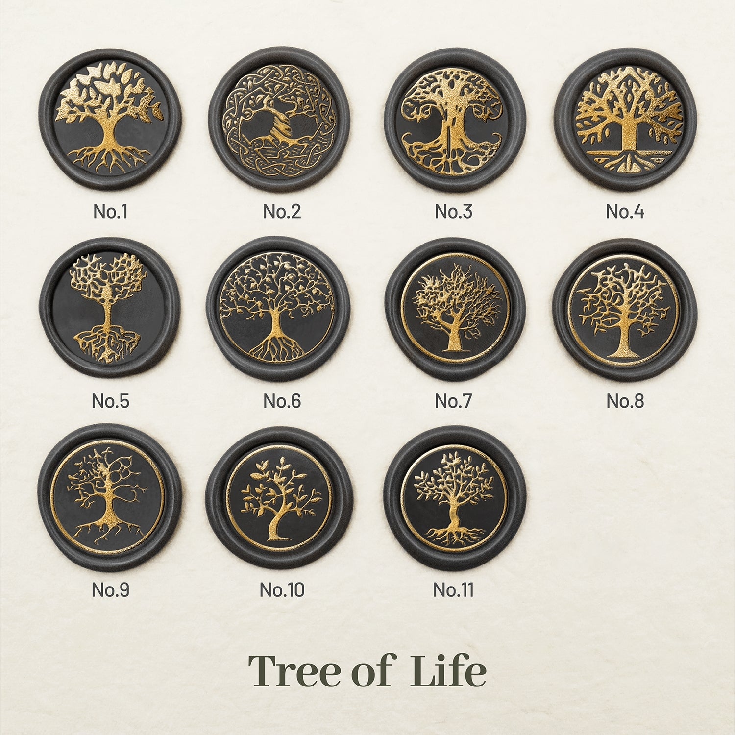Stamprints Tree of Life Wax Seal  Color