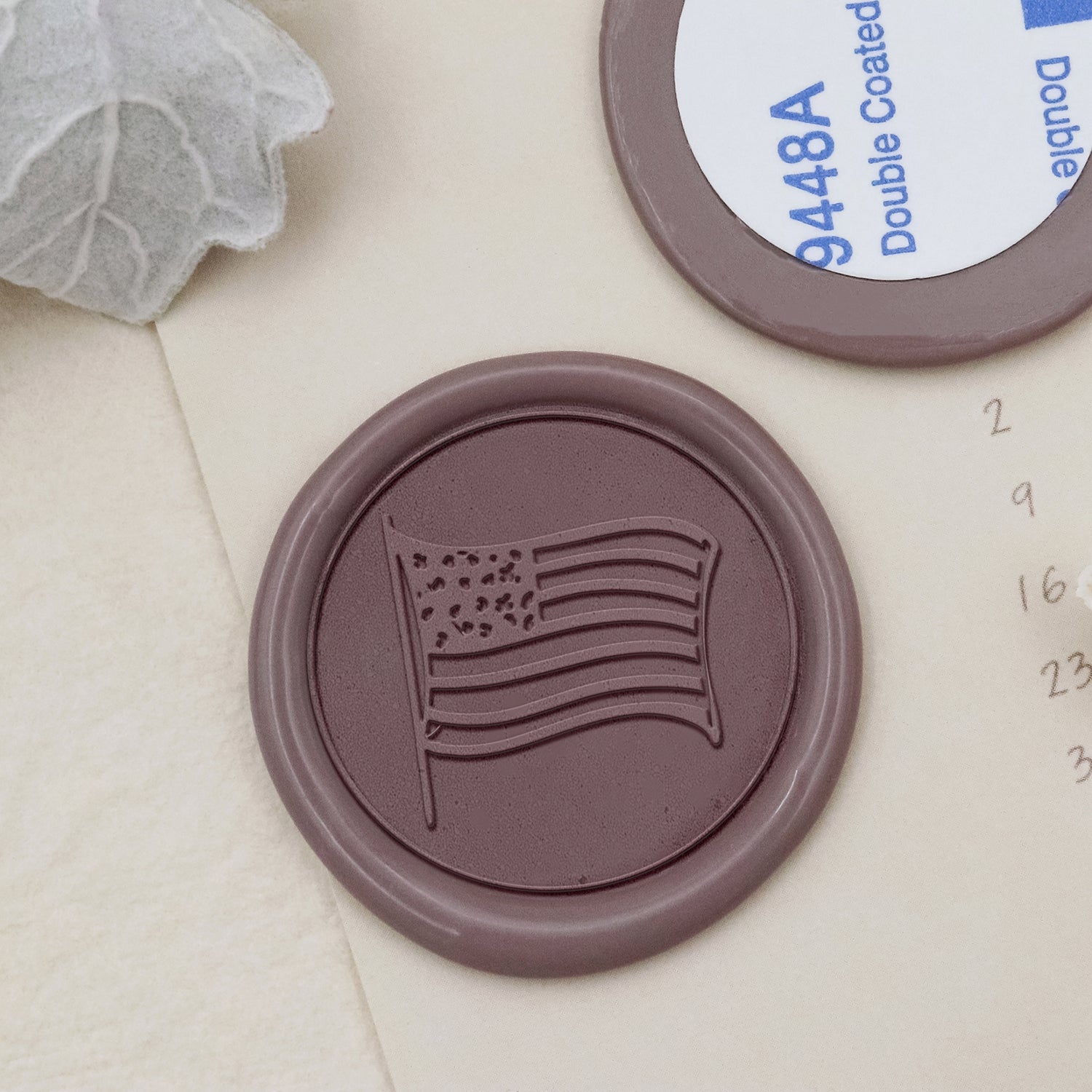 2-Pack American Great Seal Phone Stickers – USA Flag Design, 1.25x1.25 Inches