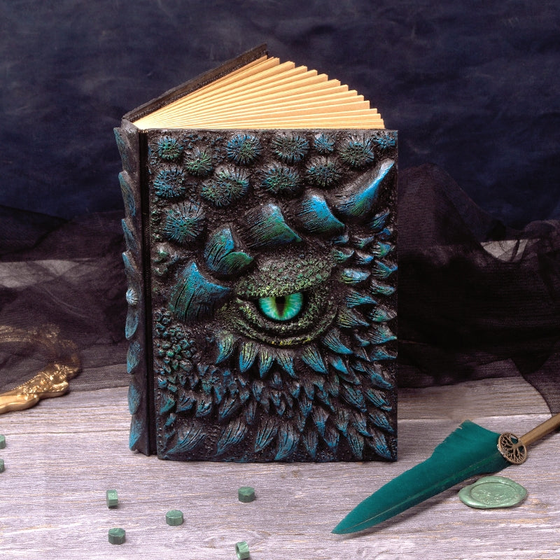 Vintage Journal with Embossed Dragon 2