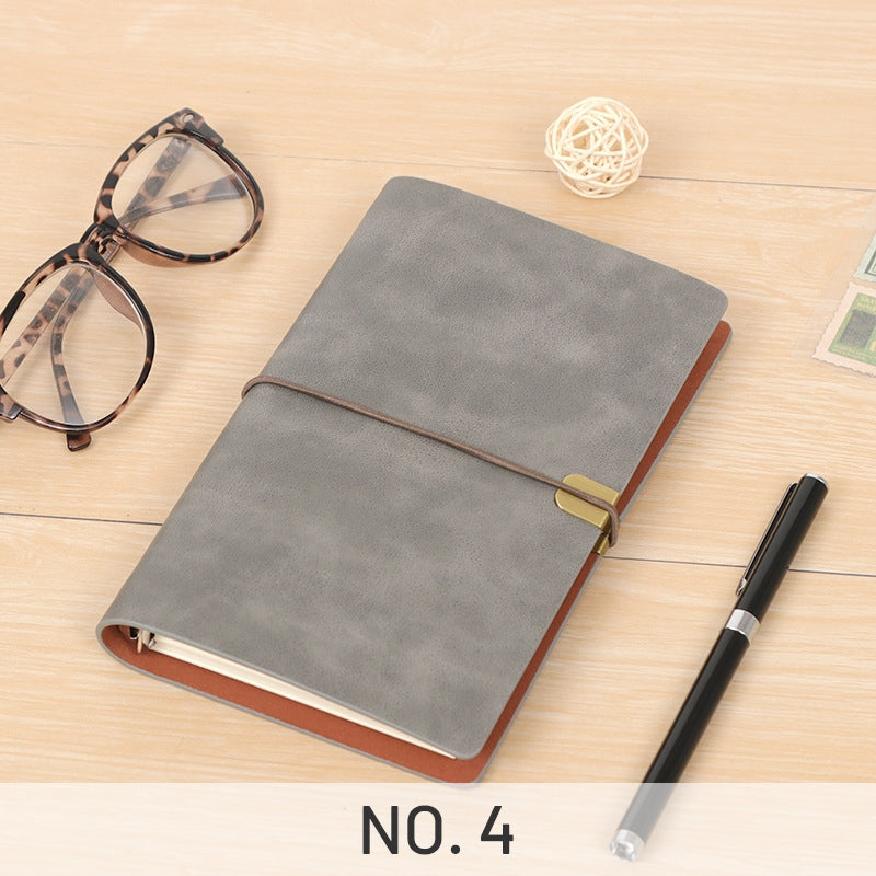 Vintage Soft Cover Loose Leaf Notebook sku-4
