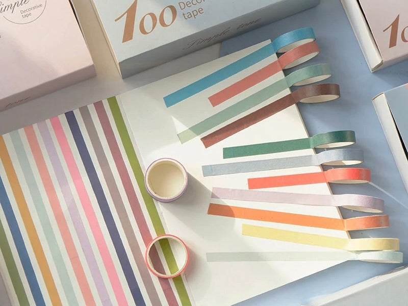 how to pick, take, paste, and reuse washi tapes