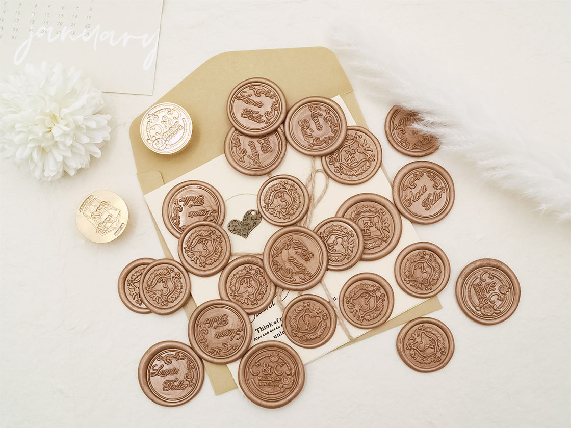 wax seal stickers - Stamprints