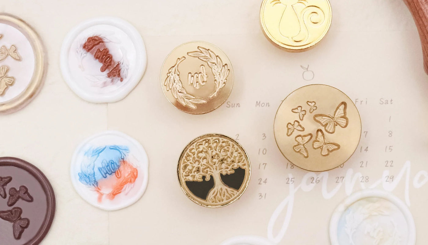 Ready Made Wax Seal Stamp & 3D Relief & Alphabet & Pop Cultures & Animals & Plants & Holiday