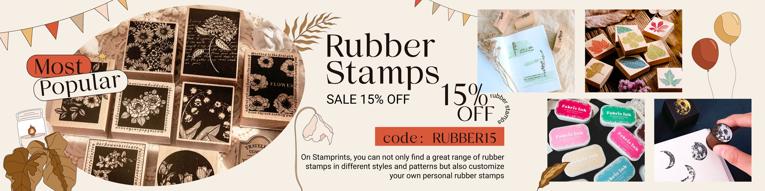 Rubber Stamp - Logo & Signatures & Badges & Branding - Stamprints