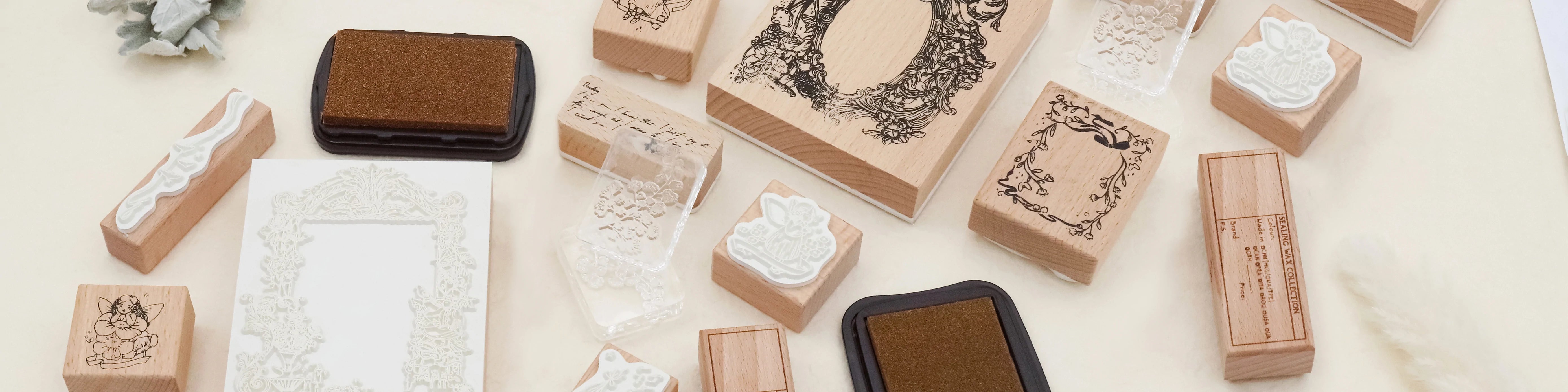 Number & Alphabet Rubber Stamps
