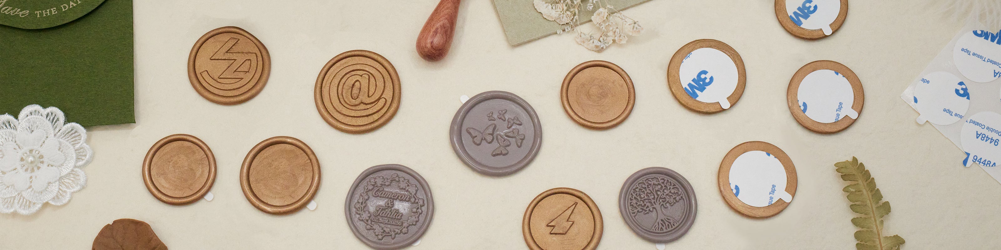 Custom Wax Seal Stickers