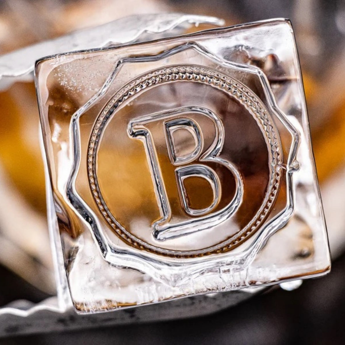 1- custom ice stamp ice cube