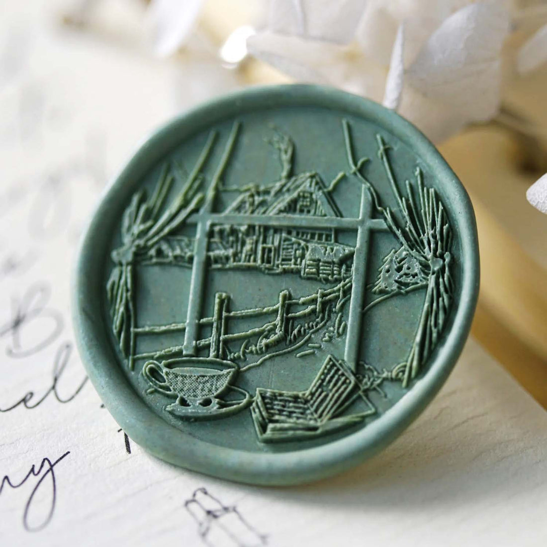 24-Color Sakura Wax Seal Beads - Muted Palette for Elegant Seals Unique Textured Finish