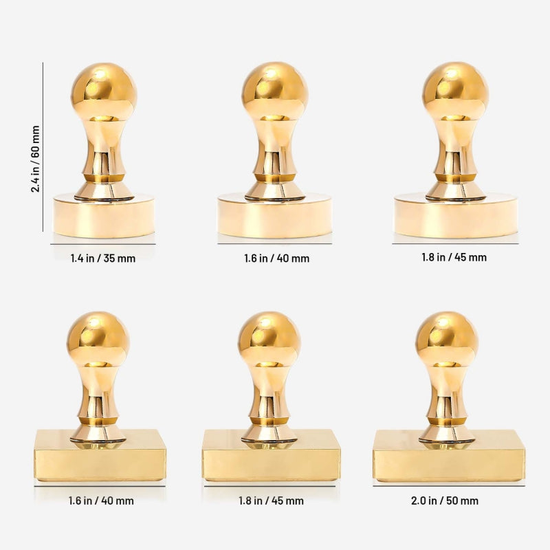 Custom Ice Cube Brass Stamp with Your Artwork for Business, Personalize Use11111