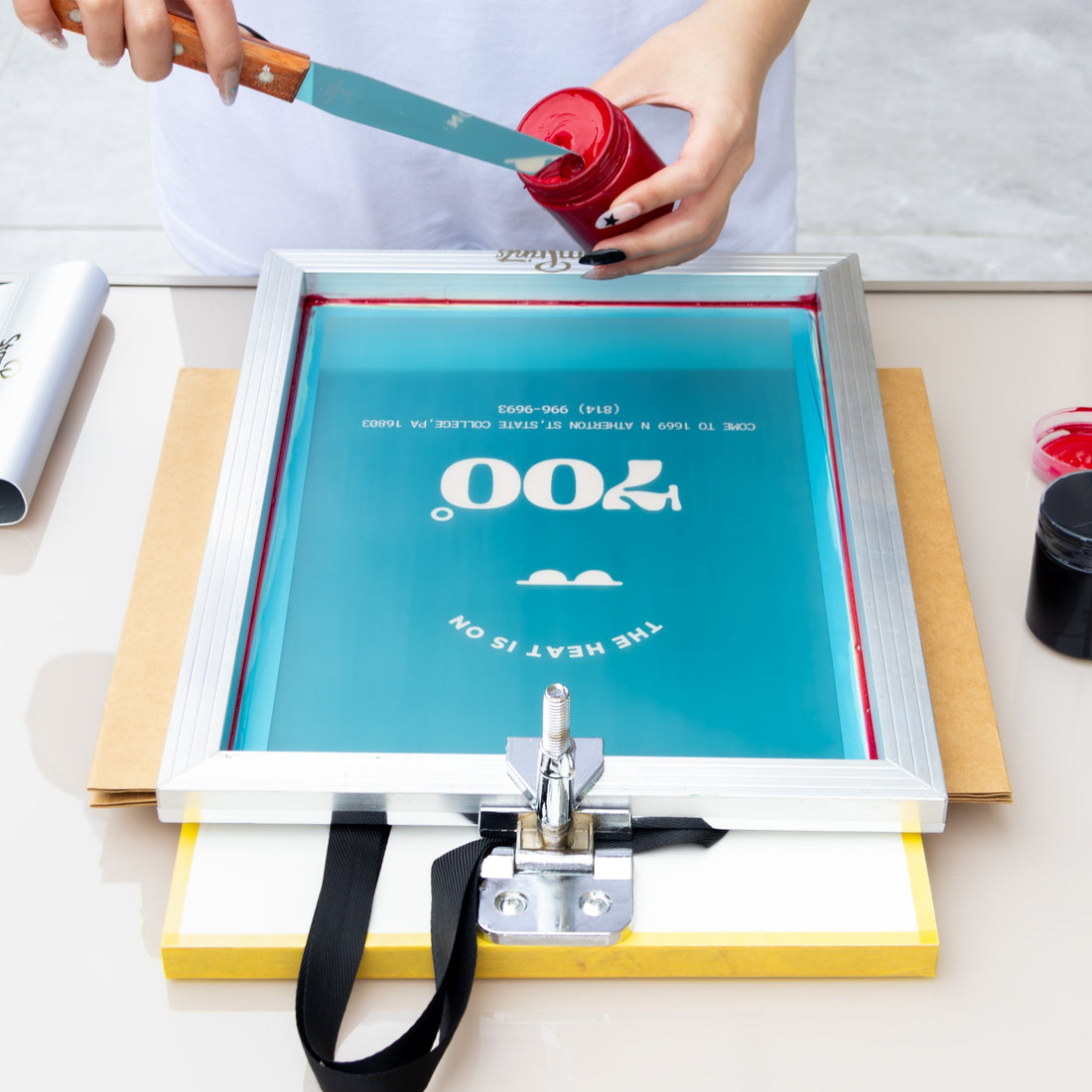 Premium Screen Printing Ink Mixing Spatula1