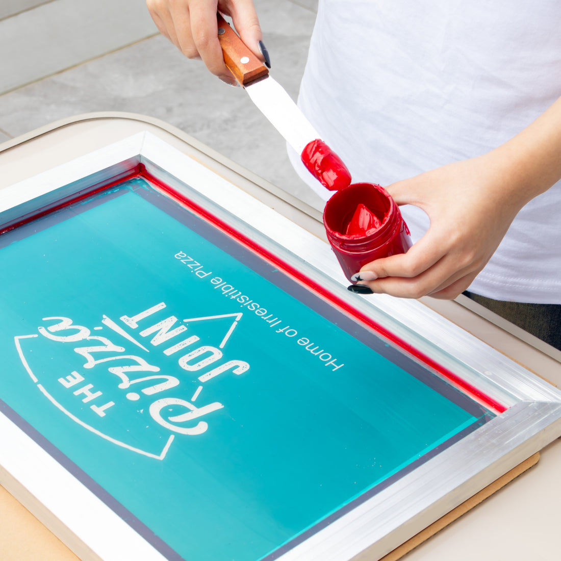 Premium Screen Printing Ink Mixing Spatula2