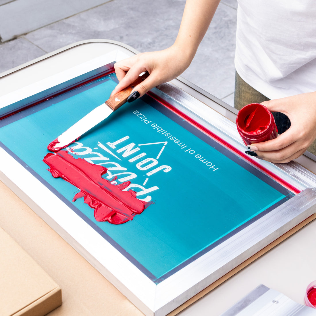 Premium Screen Printing Ink Mixing Spatula3