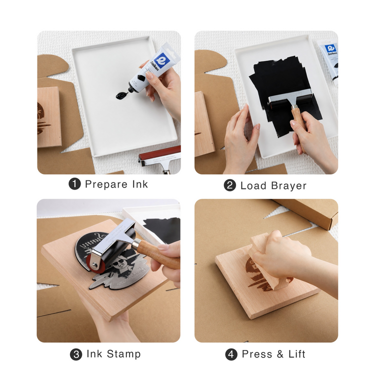 Extra LARGE Custom Wooden Rubber Stamp – Bold Branding