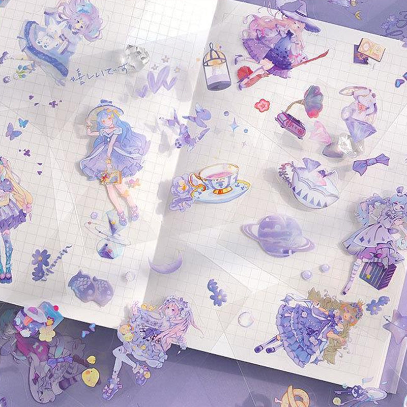 120-Piece Girly Cartoon Theme Scrapbook Kit b4