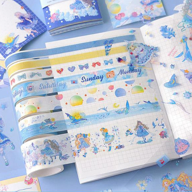 120-Piece Girly Cartoon Theme Scrapbook Kit b5