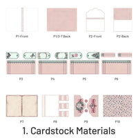 1. Cardstock Materials (10 pcs/pack)