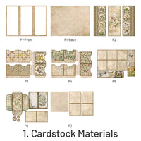 1. Cardstock Materials (7 pcs/pack)