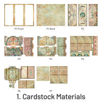 1. Cardstock Materials (7 pcs/pack)