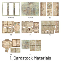 1. Cardstock Materials (7 pcs/pack)