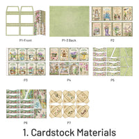 1. Cardstock Materials (7 pcs/pack)