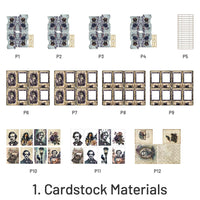 1. Cardstock Materials (12 pcs/pack)