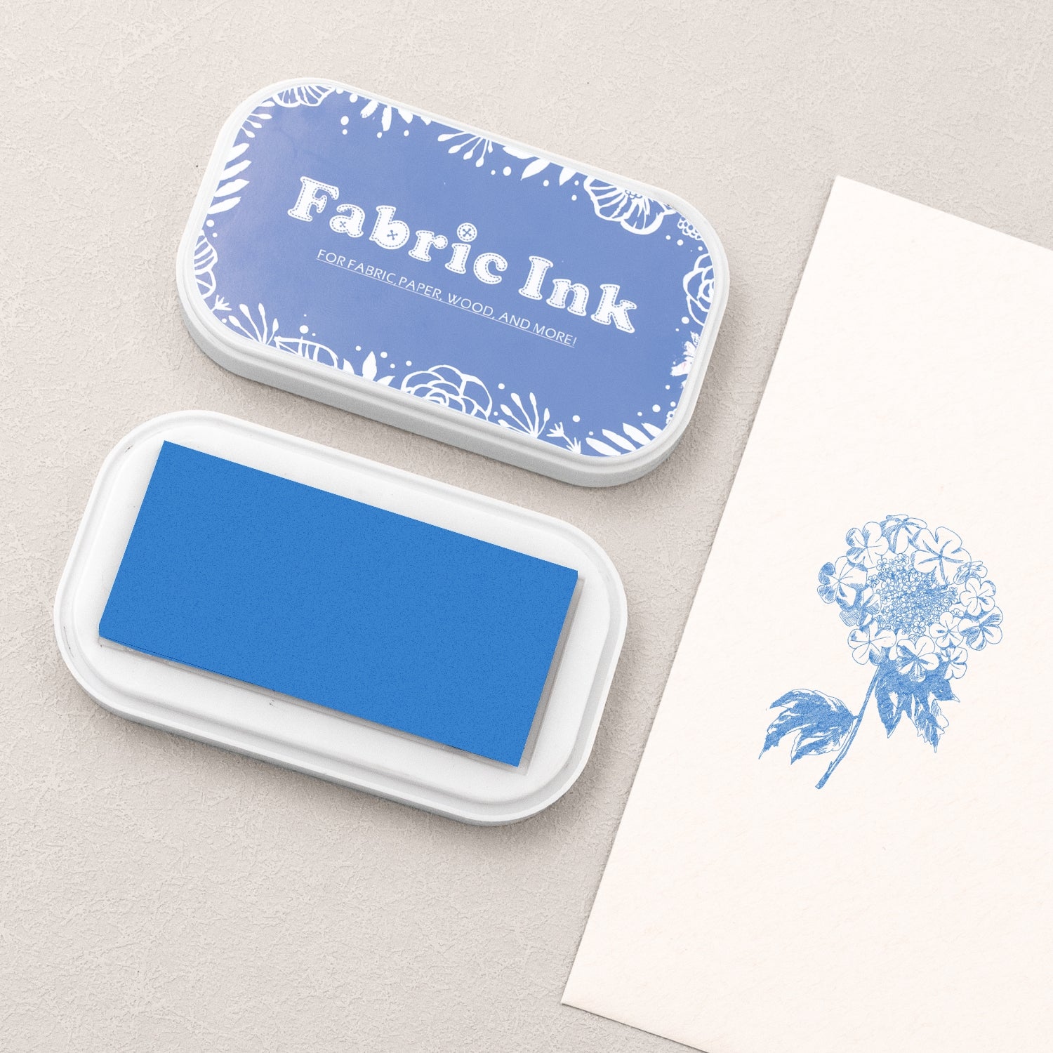 Oil-Based Fabric Ink Pad - Buddha Blue-copy BD-219c