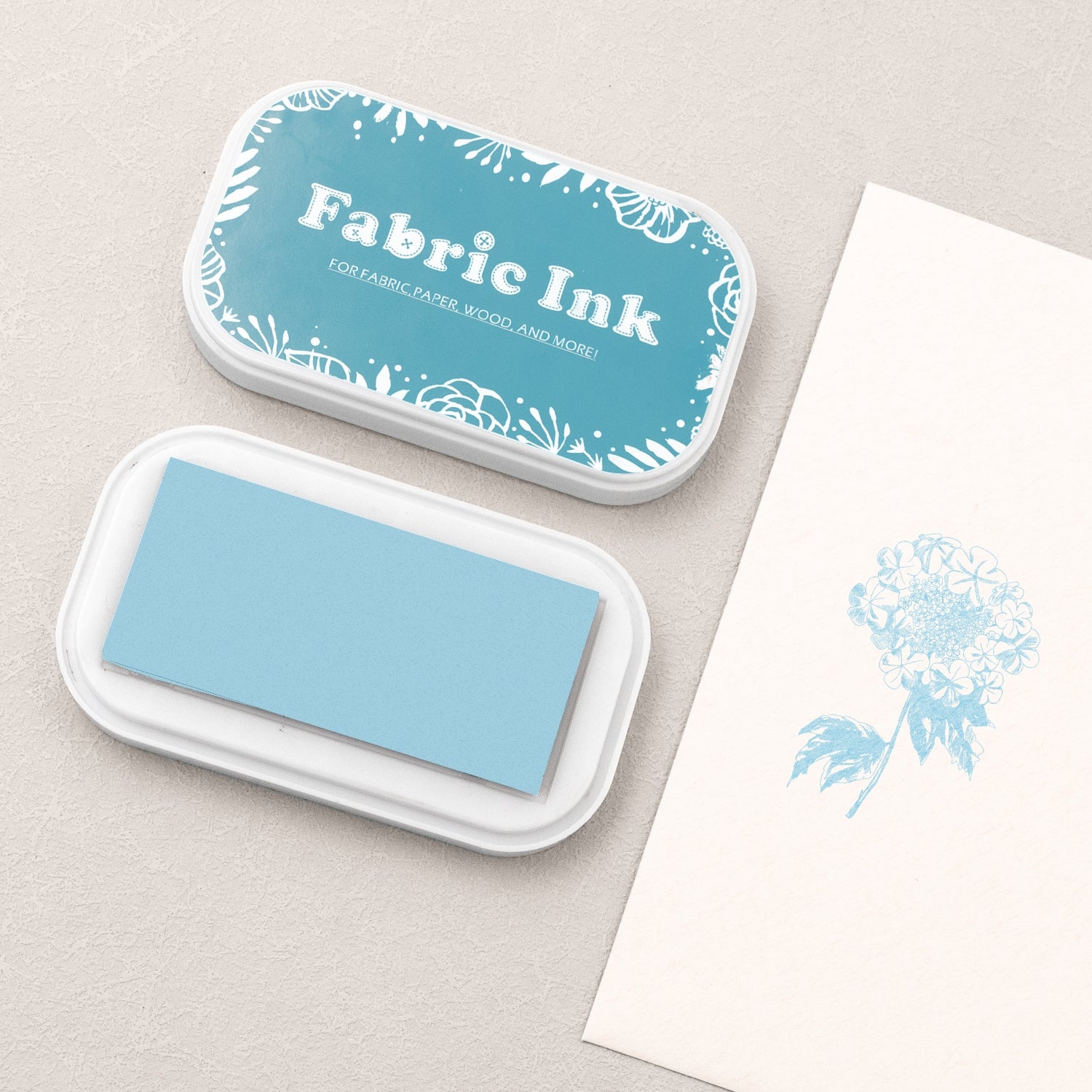 Oil-Based Fabric Ink Pad - Sky Blue-copy BD-239d