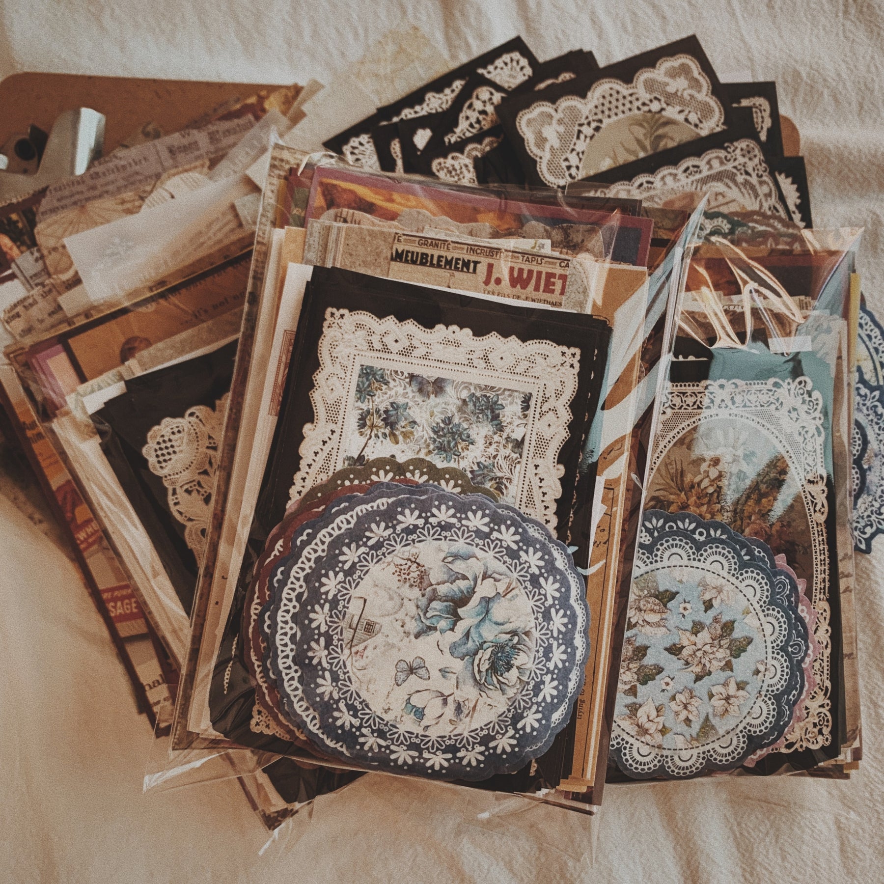 Lavish Court Intricate Patterns Ephemera Pack for Scrapbooking Junk Journal (195 Pcs)3