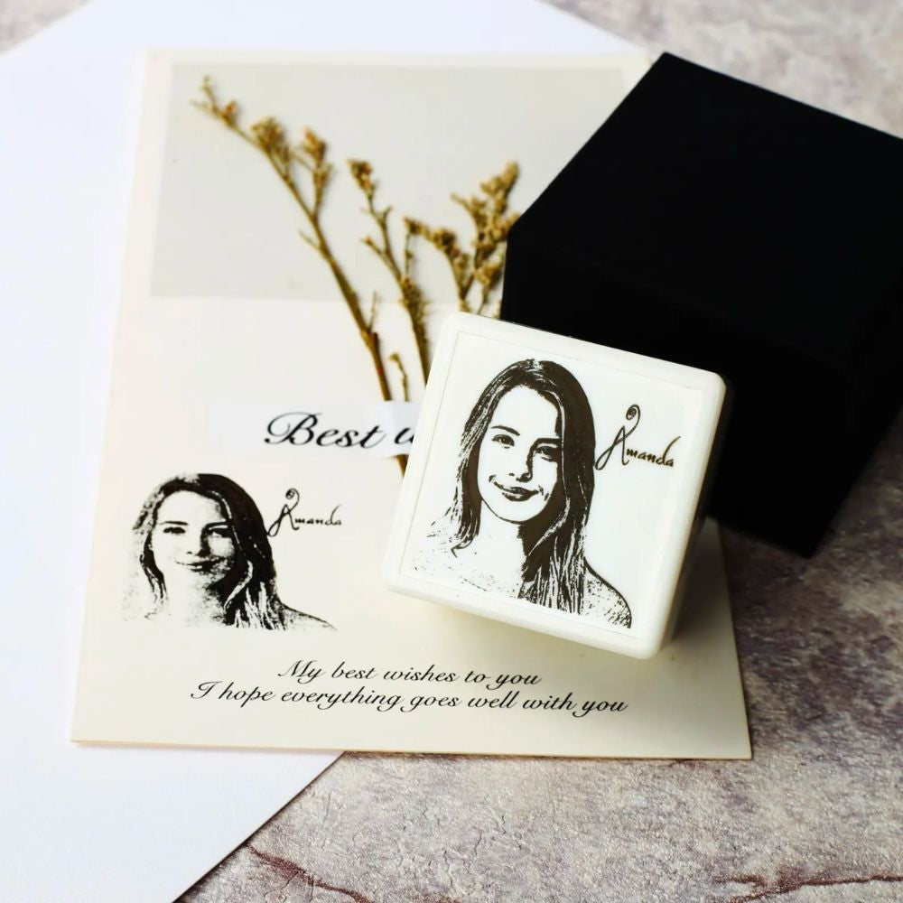 Custom Self-Inking Stamps From Photo｜Pet Head｜Logo