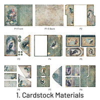 1. Cardstock Materials (8 PC/Pack)