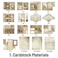 1. Cardstock Materials (13 pcs/pack)