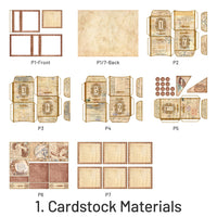 1. Cardstock Materials (7 pcs/pack)