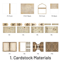 1. Cardstock Materials (10 pcs/pack)