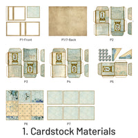 1. Materiales de cartulina (7 PC/Pack)