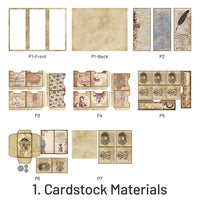 1. Materiales de cartulina (7 PC/Pack)