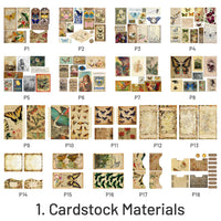 1. Cardstock Materials (18 pcs/pack)