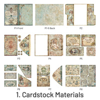 1. Cardstock Materials (8 pcs/pack)