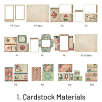 1. Cardstock Materials (10 PC/Pack)