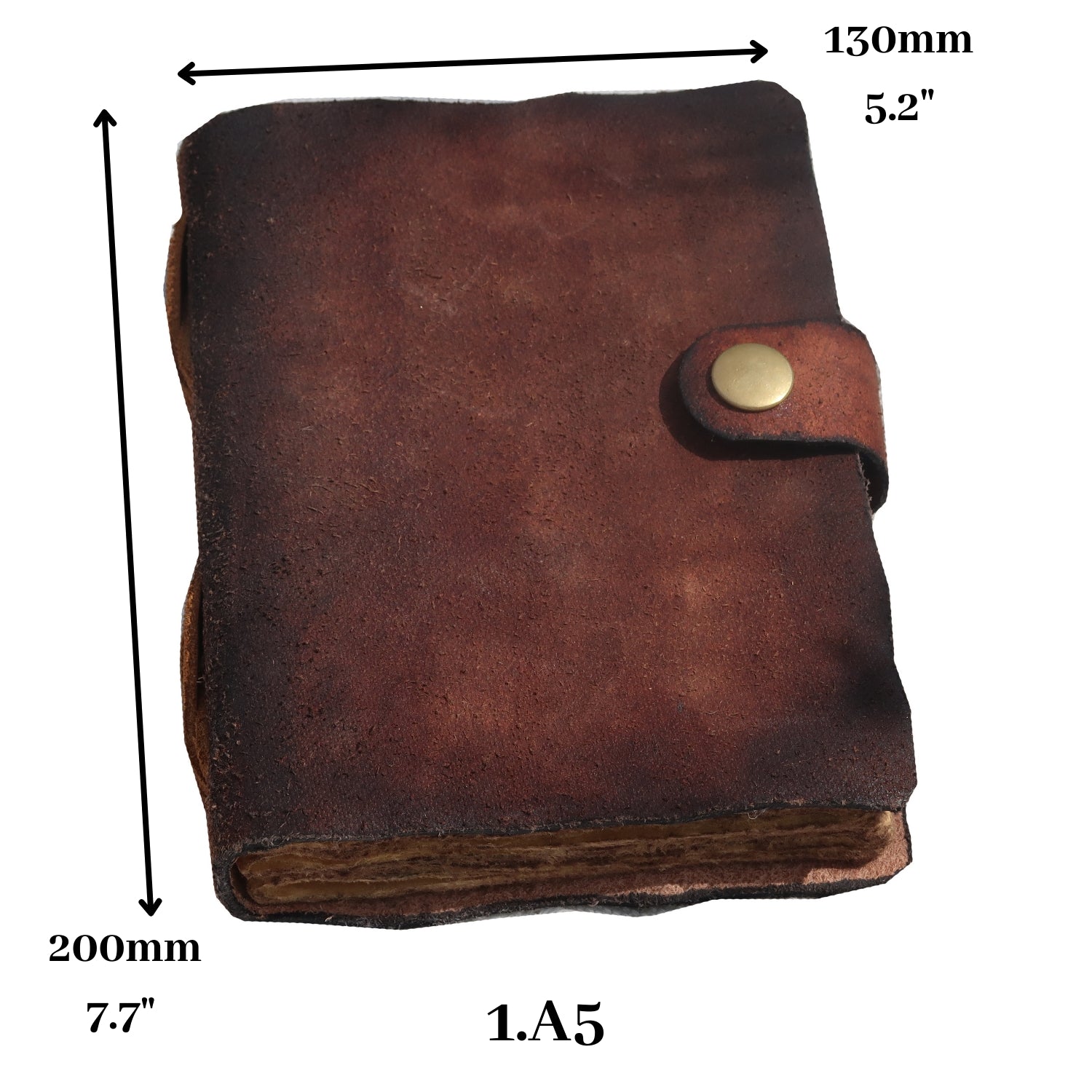 Handcrafted Leather Enchanted Vintage Notebook With  Belt Buckle211