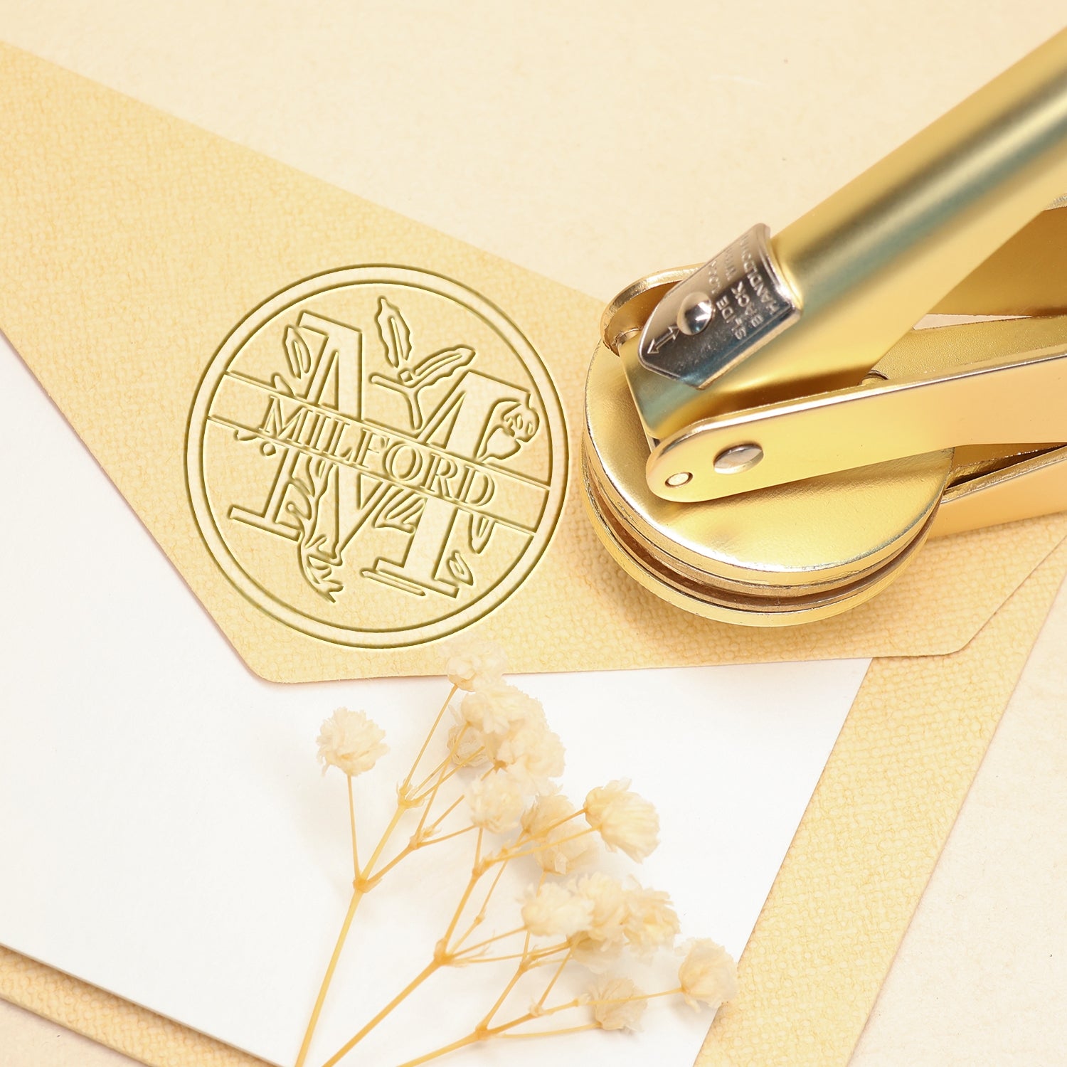 26 Letter Custom Floral Name Embosser - M M11
